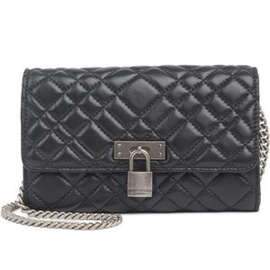 Kurt Geiger London Brixton leather chain wallet NWT